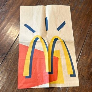 Cactus Jack X McDonald’s Collaboration Paper Bag Gift Wrap 🎄
